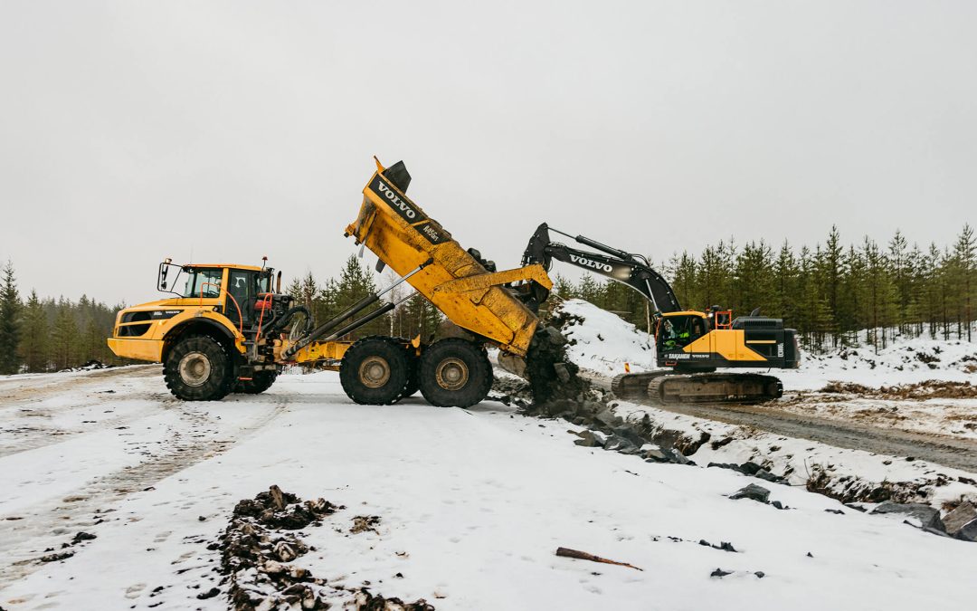 Suomen suurimman tuulipuiston infratyöt sujuvat mallikkaasti  – näin rakentaminen etenee